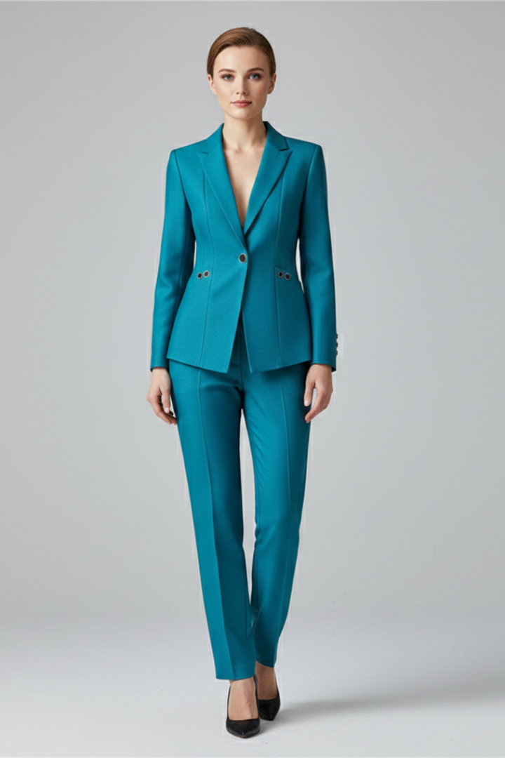 Selena | Blazer y Pantalón Recto