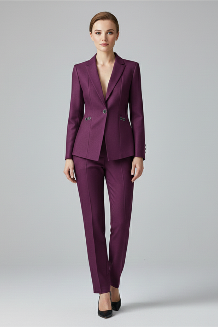 Selena | Blazer y Pantalón Recto