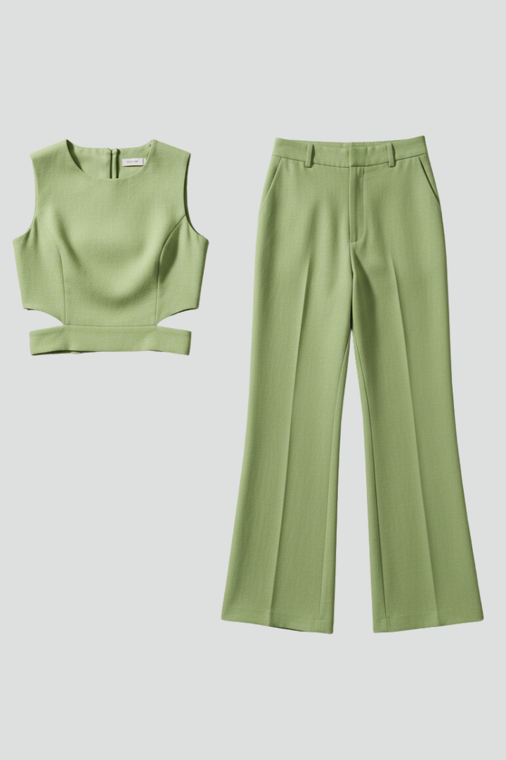 Saté | Conjunto Top y Pantalón de Talle Alto