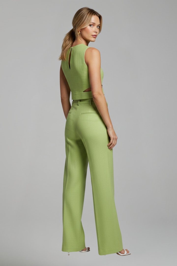 Saté | Conjunto Top y Pantalón de Talle Alto