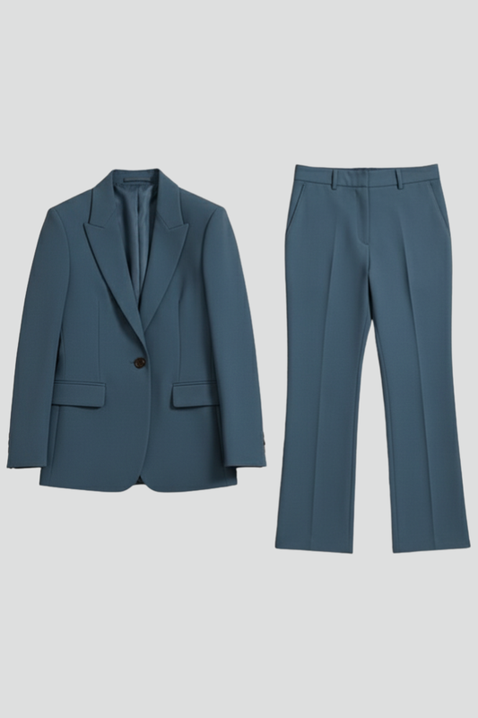 Conjunto de dos piezas para mujer, traje de pantalón