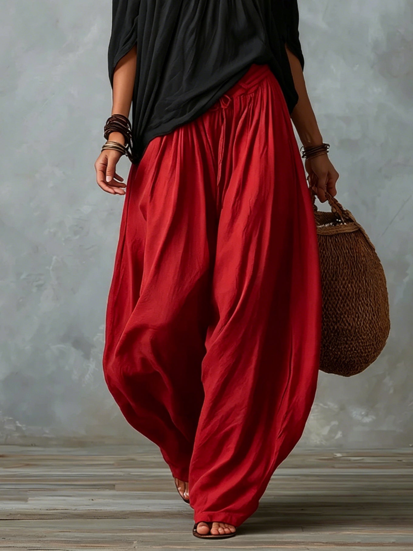 Conjunto Bohemio de Top y Pantalón Bombacho