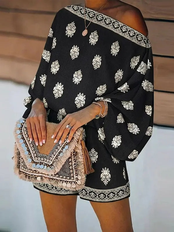 Mono Boho de Verano con Estampado Vintage