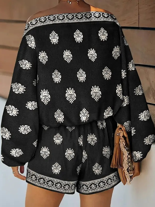 Mono Boho de Verano con Estampado Vintage
