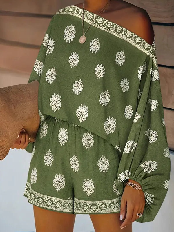 Mono Boho de Verano con Estampado Vintage