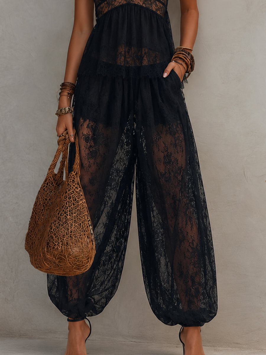 Conjunto Boho de Chaleco y Pantalón