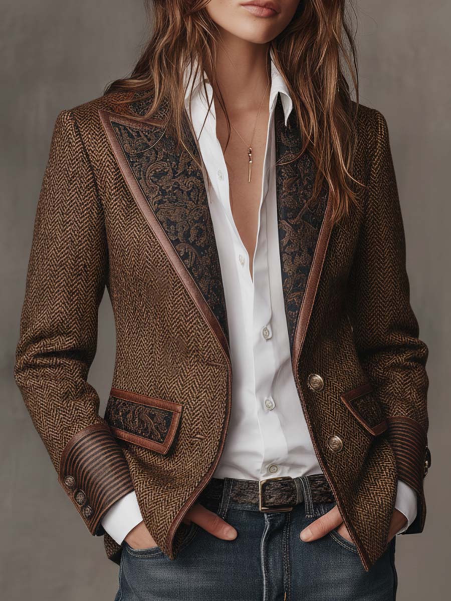 Gisèle | Blazer con espiga