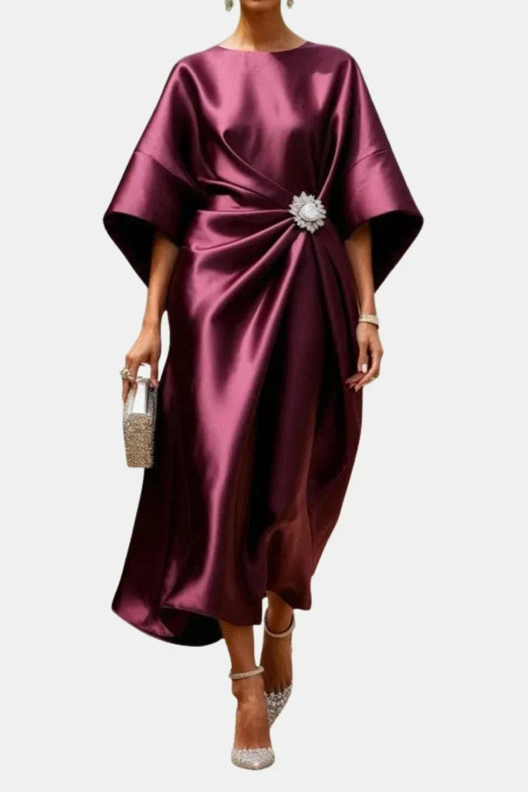 Isadora- Vestido de Satén Elegante