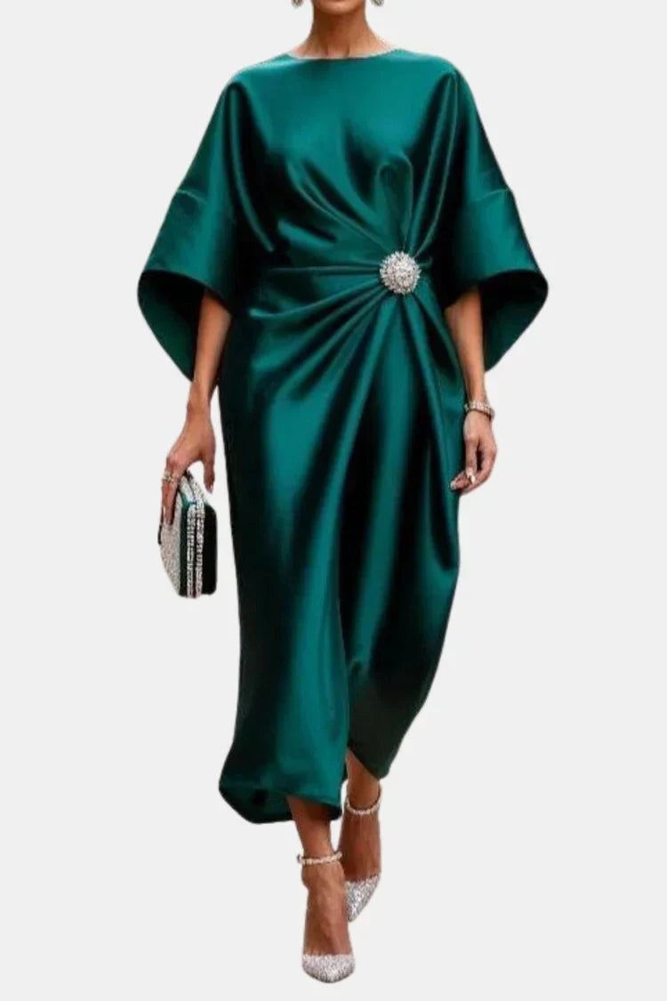 Isadora- Vestido de Satén Elegante