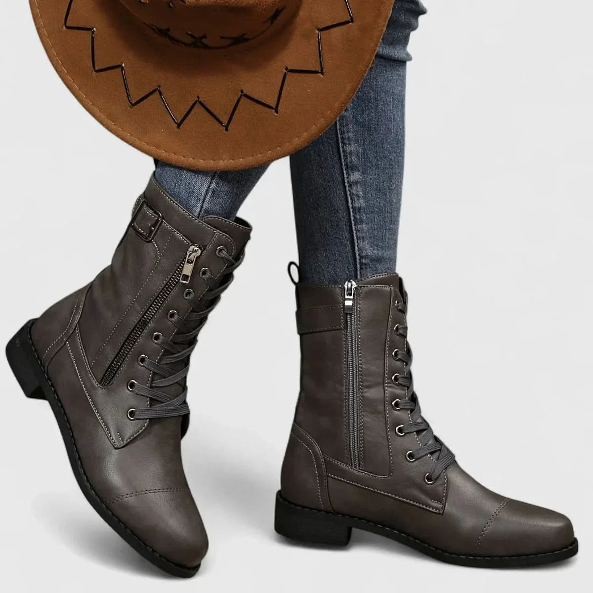 AINSWORTH - Botas de Cuero