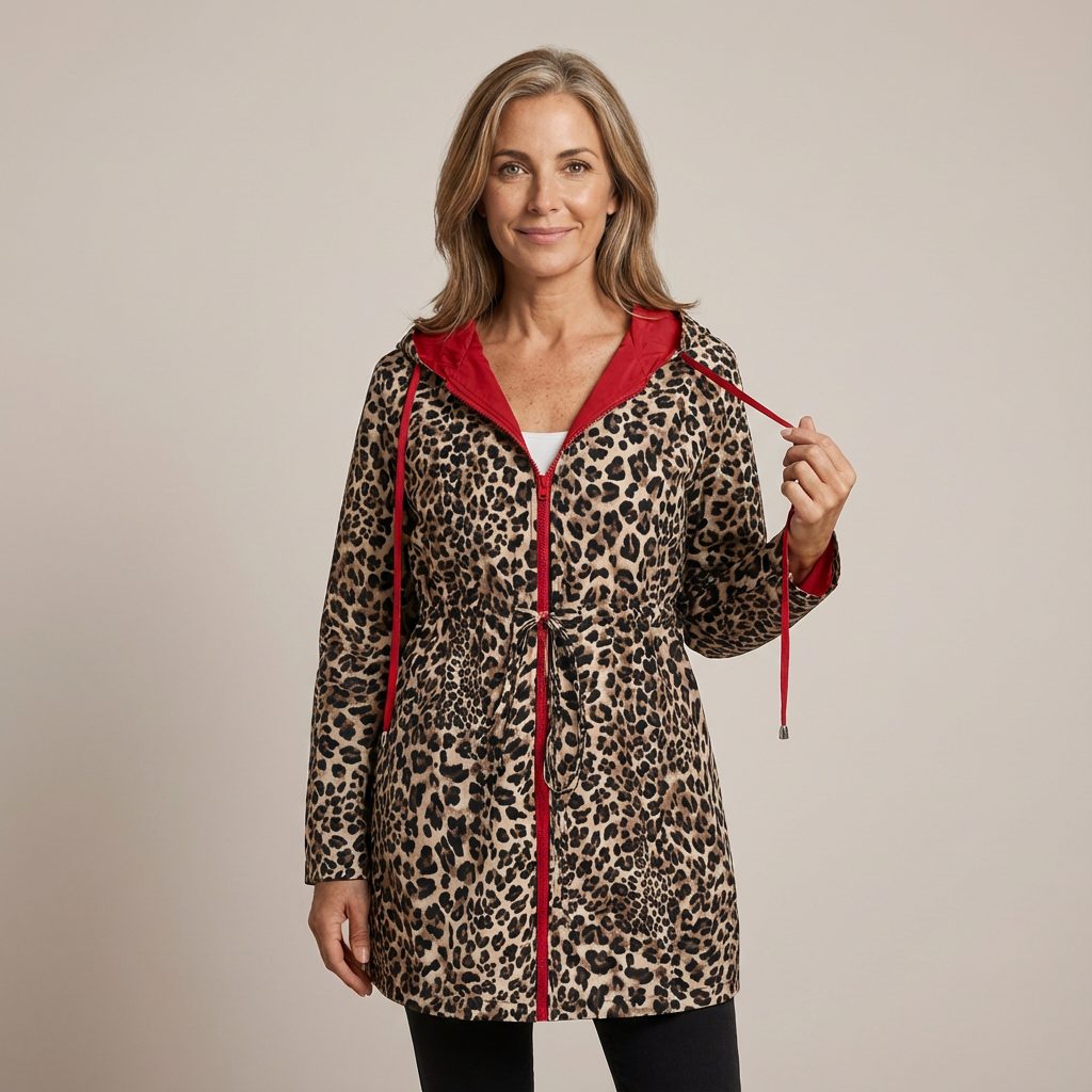 Abrigo Elin Leopardo