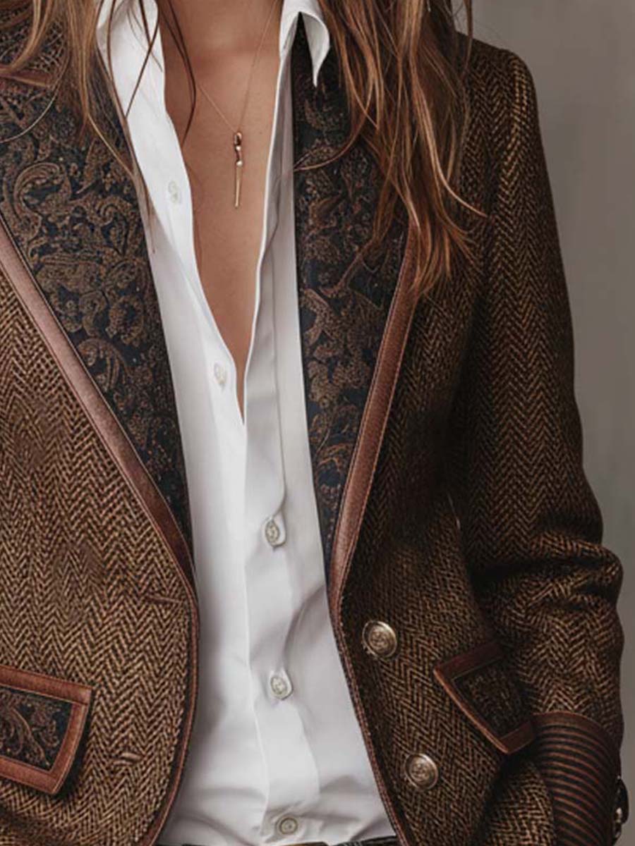 Gisèle | Blazer con espiga