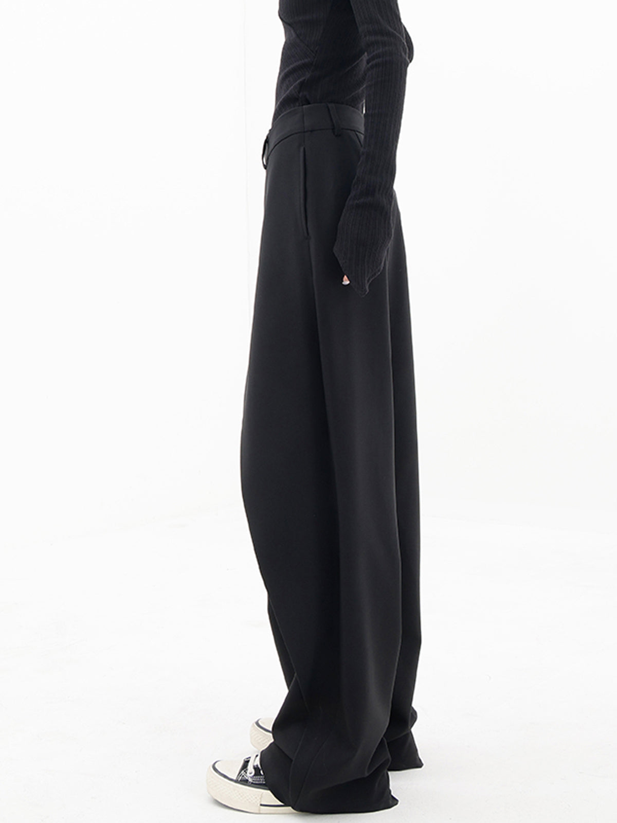 Pantalón Largo Casual de Corte Recto