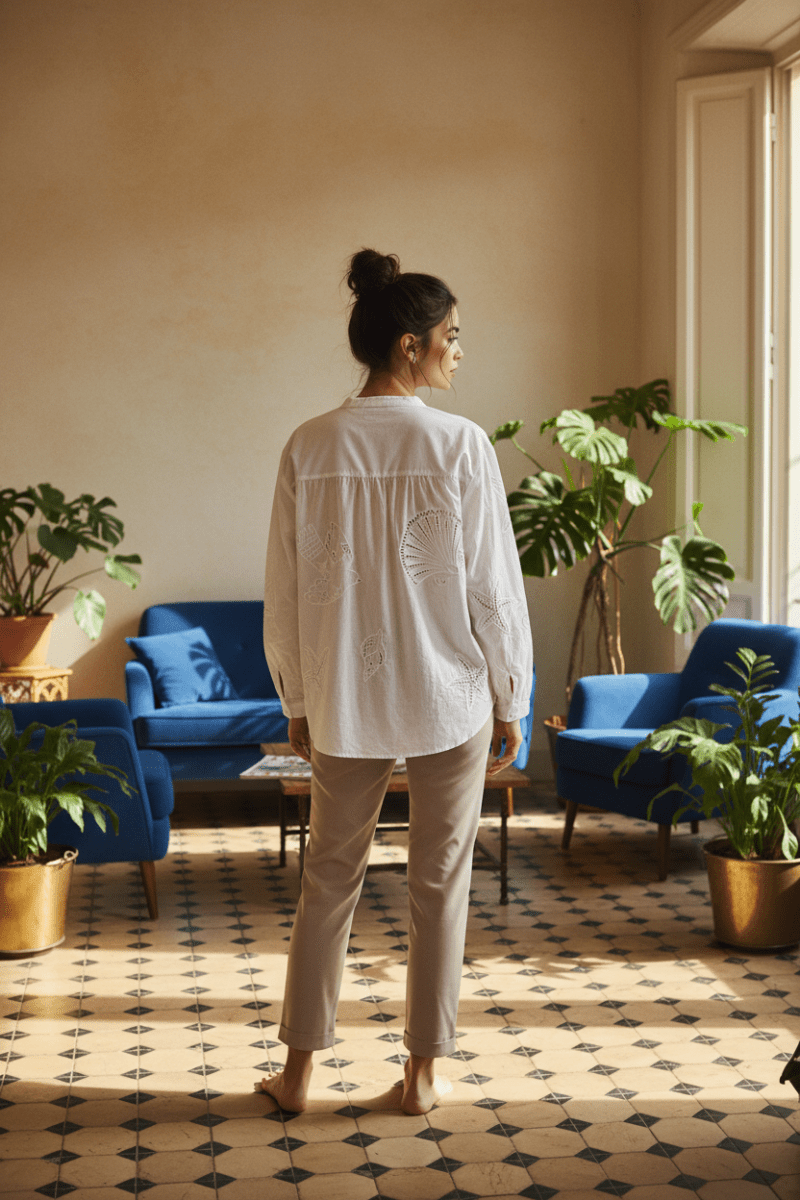 Blusa Boliane Bordada Elegancia Bohemia