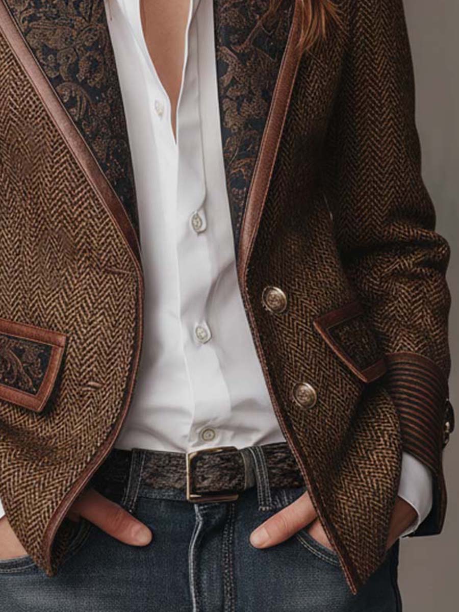Gisèle | Blazer con espiga