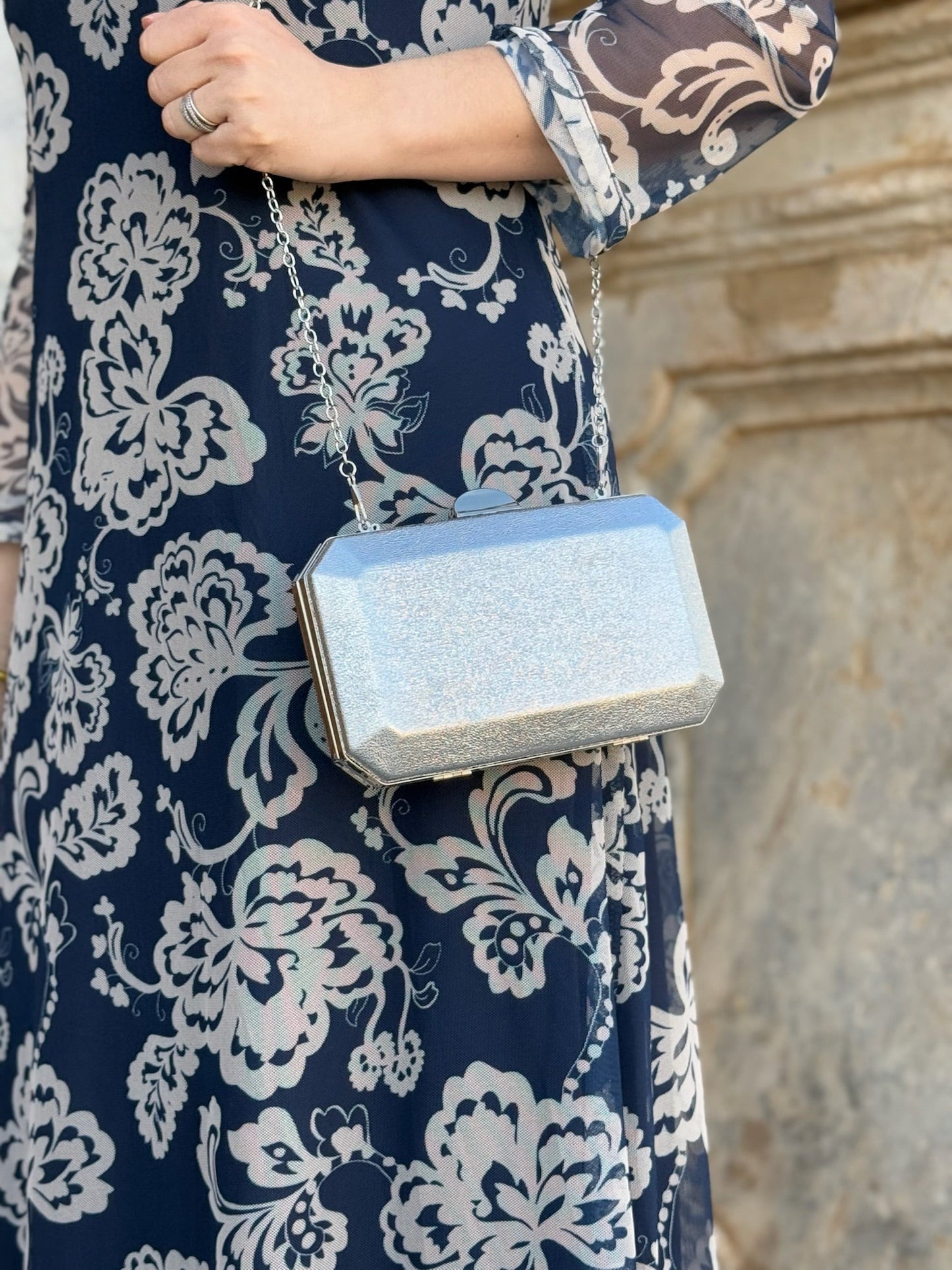 Clutch plateado | Jacel