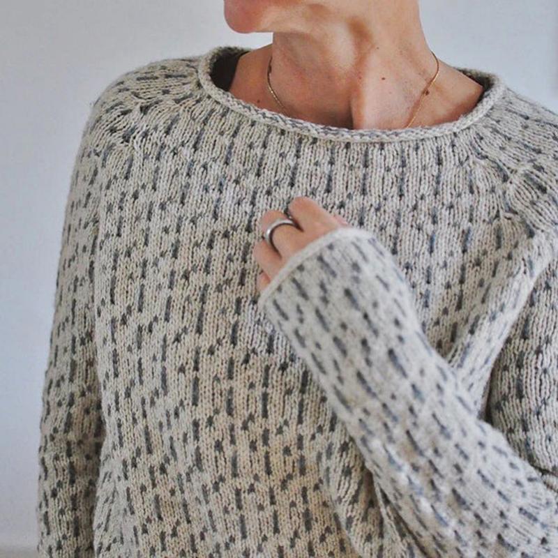 Jersey de Punto Liso Manga Larga