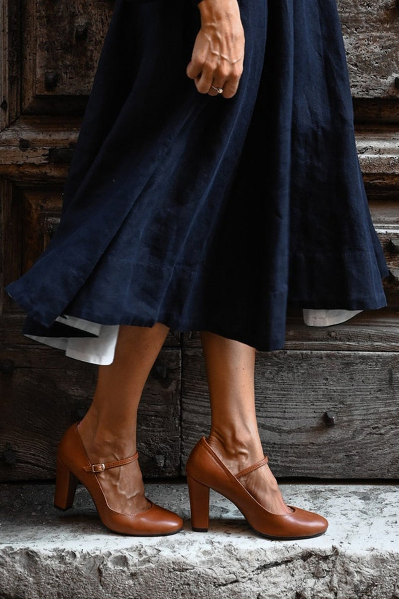 Sandalias de Tacón Bajo Elegancia