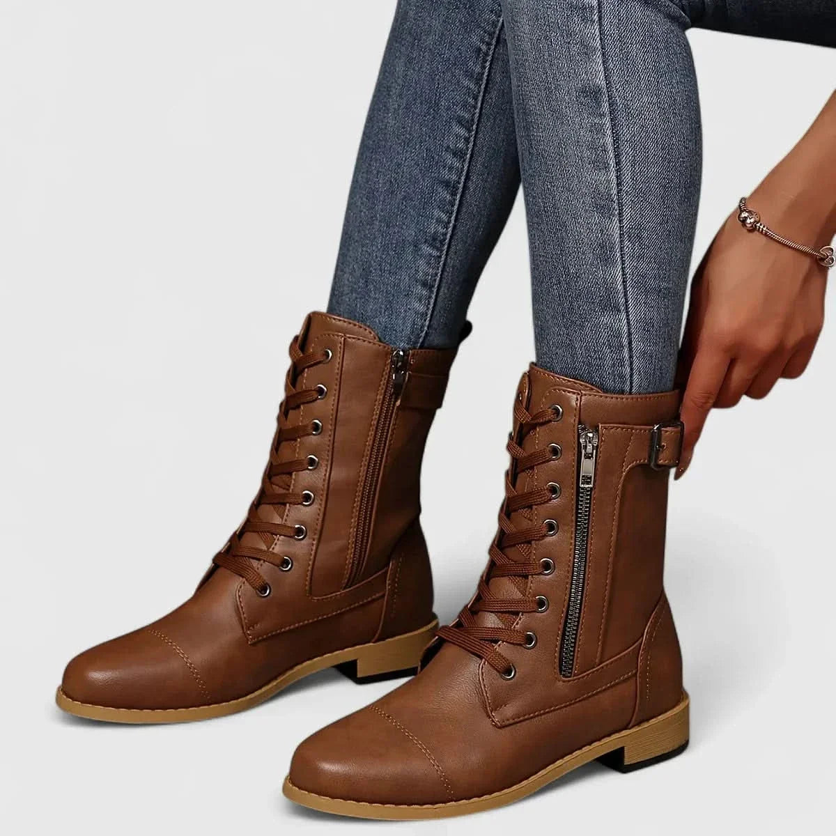 AINSWORTH - Botas de Cuero