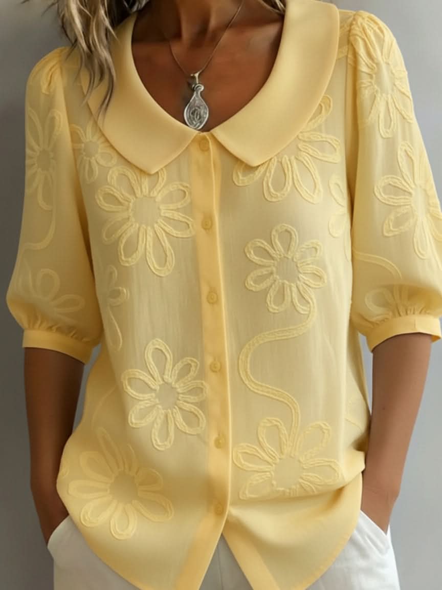 Top Tessa Floral Natural