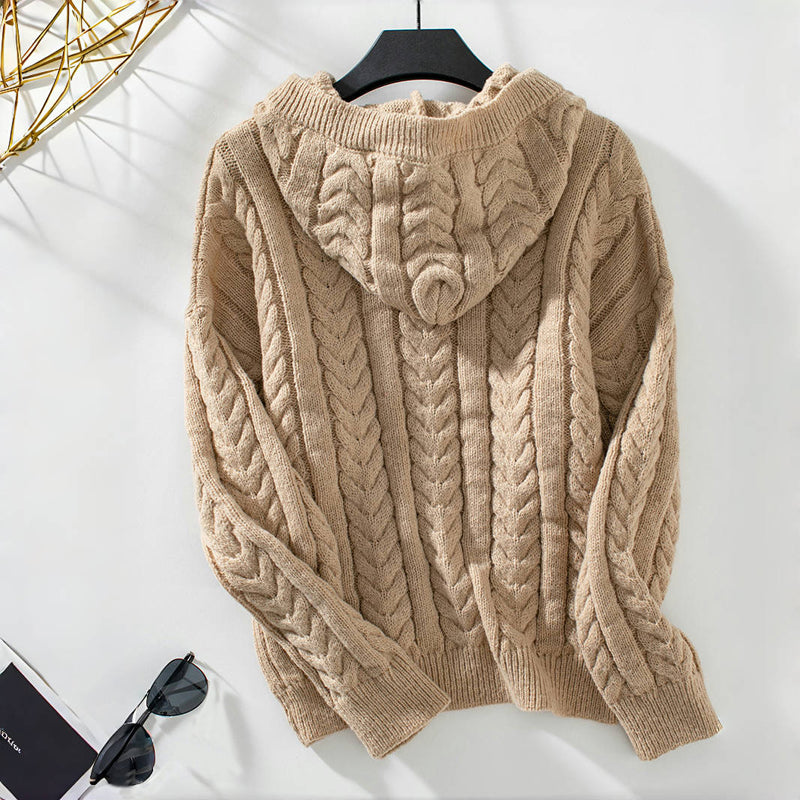 Jersey de Punto con Capucha
