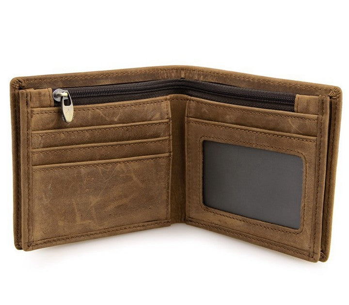 Cartera de Cuero Retro
