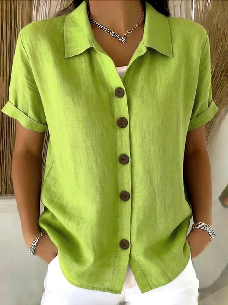 Blusa Zara con Botones Delanteros