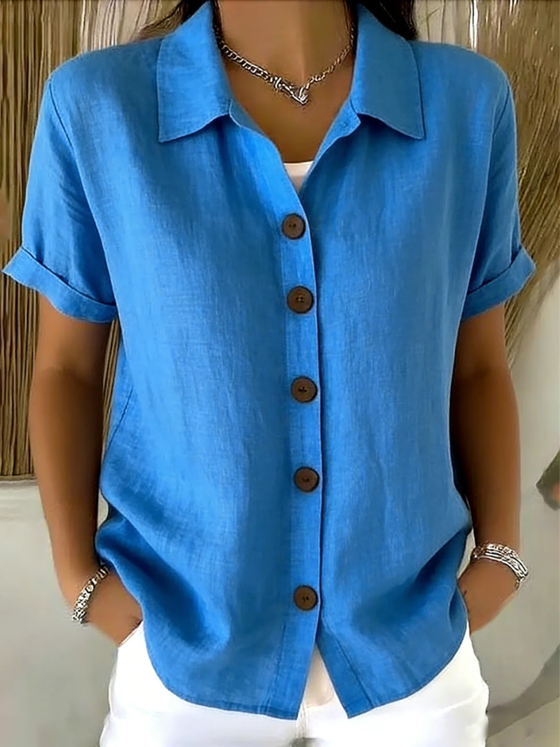 Blusa Zara con Botones Delanteros