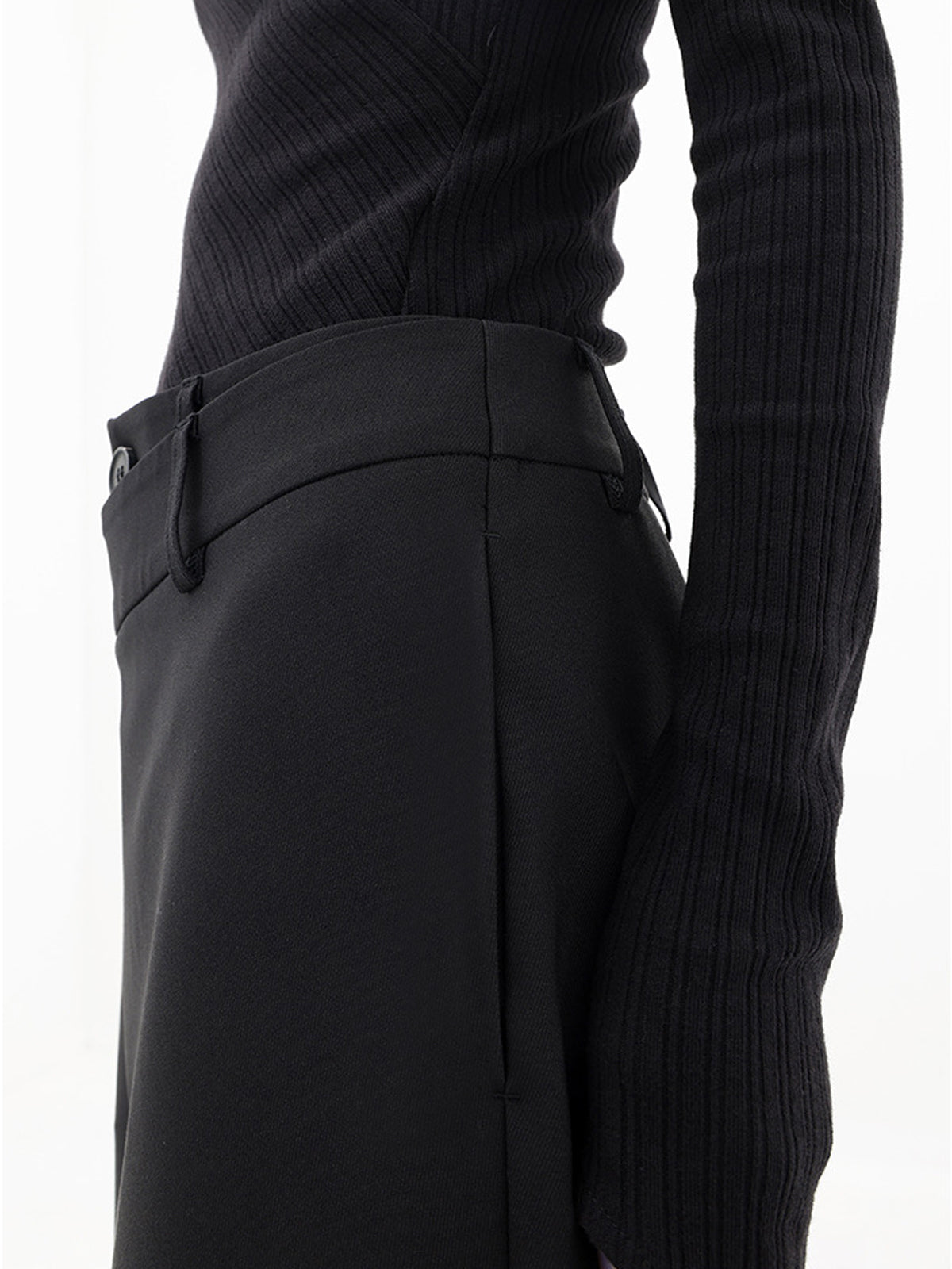 Pantalón Largo Casual de Corte Recto