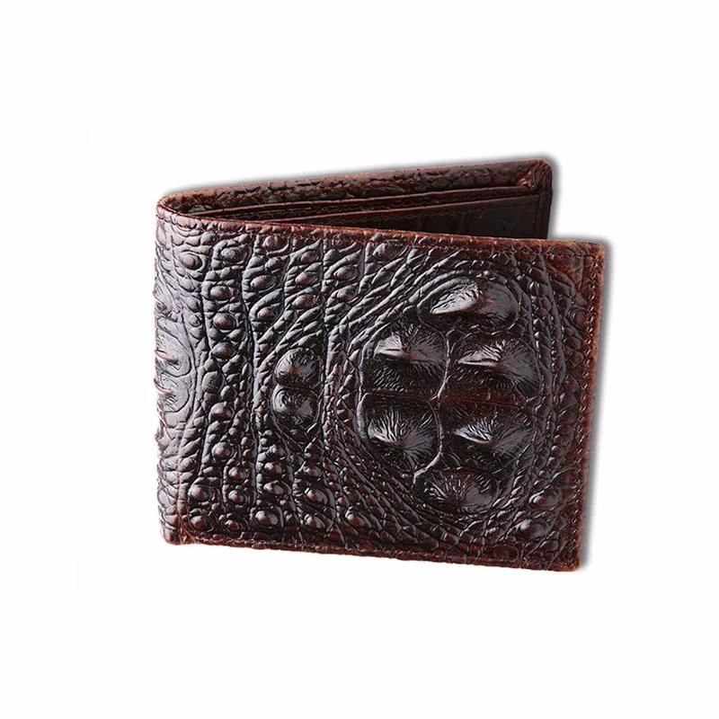 Cartera de piel de cocodrilo de alta calidad