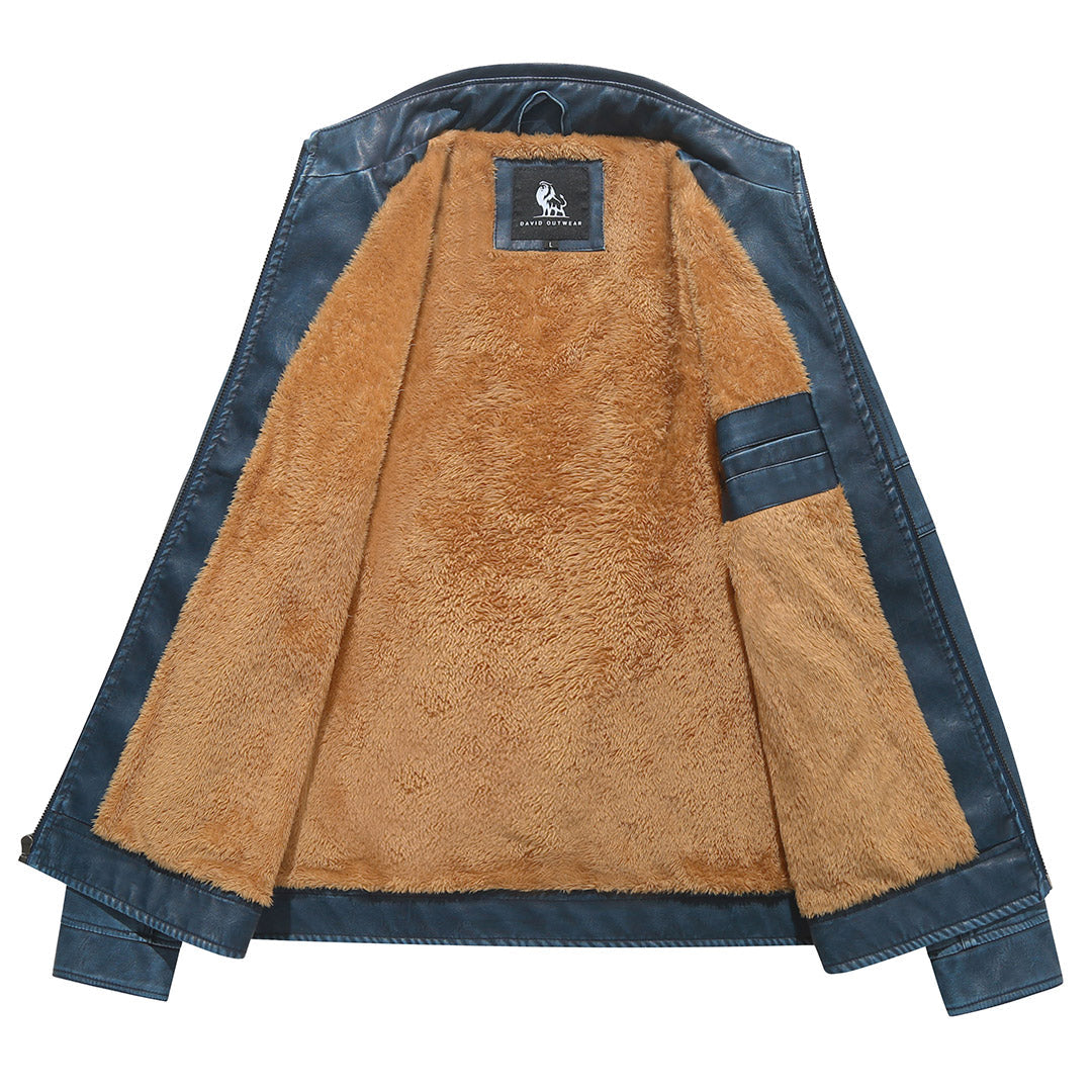 Chaqueta Biker Fleece