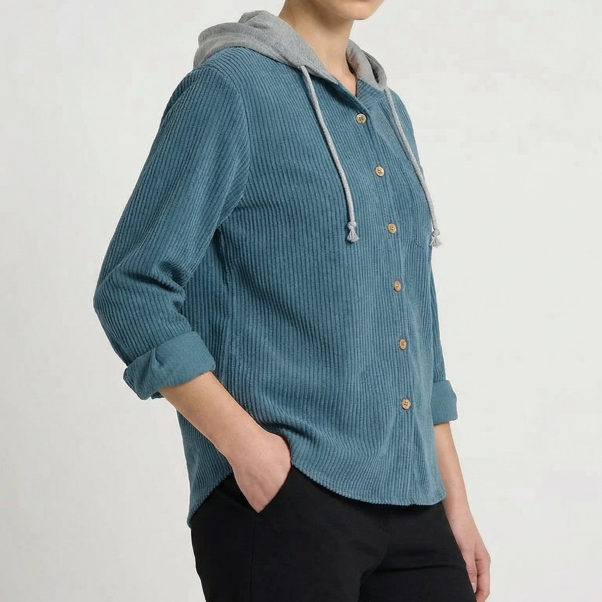 Dante | Sudadera de Pana con Capucha