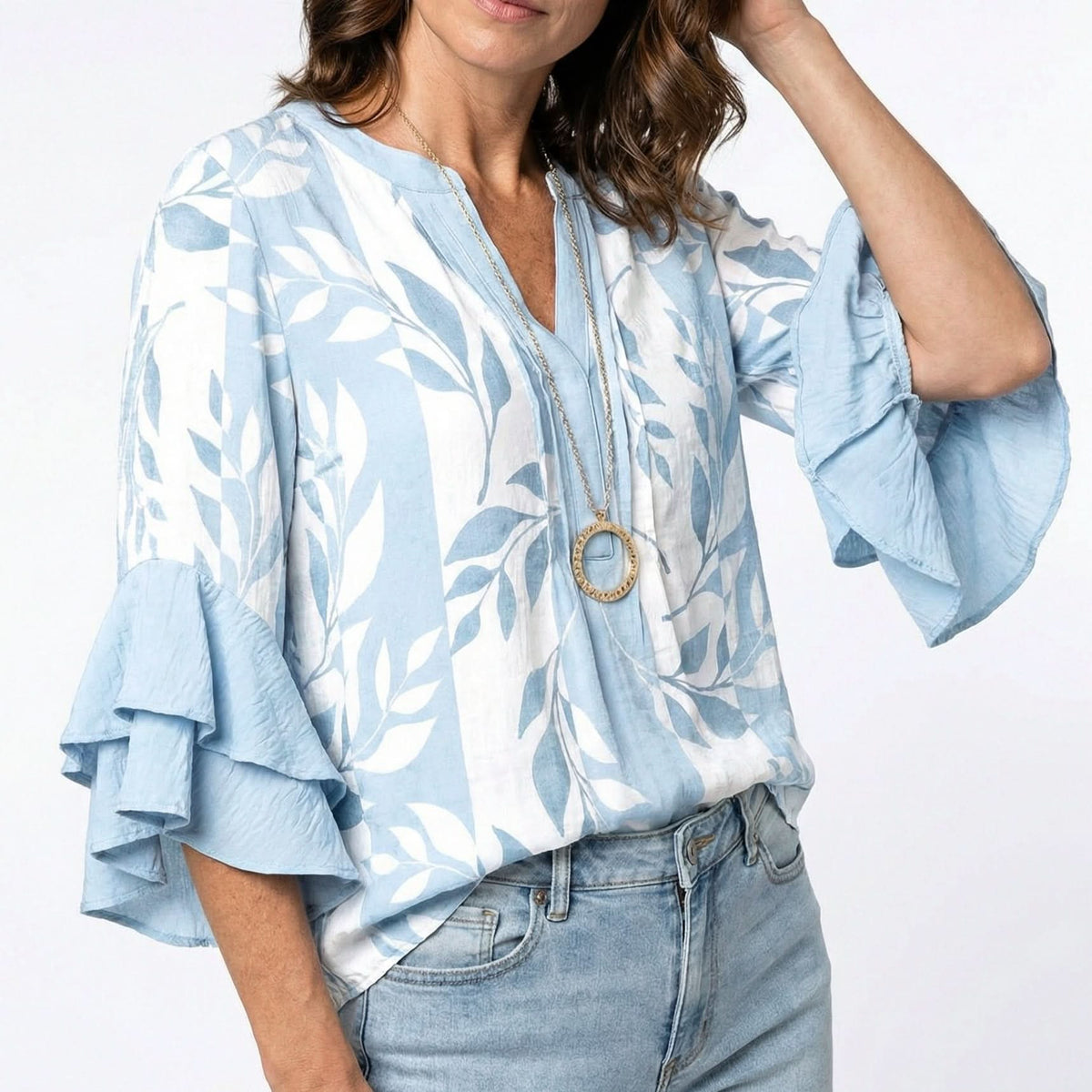 Blusa Elenora con Volantes