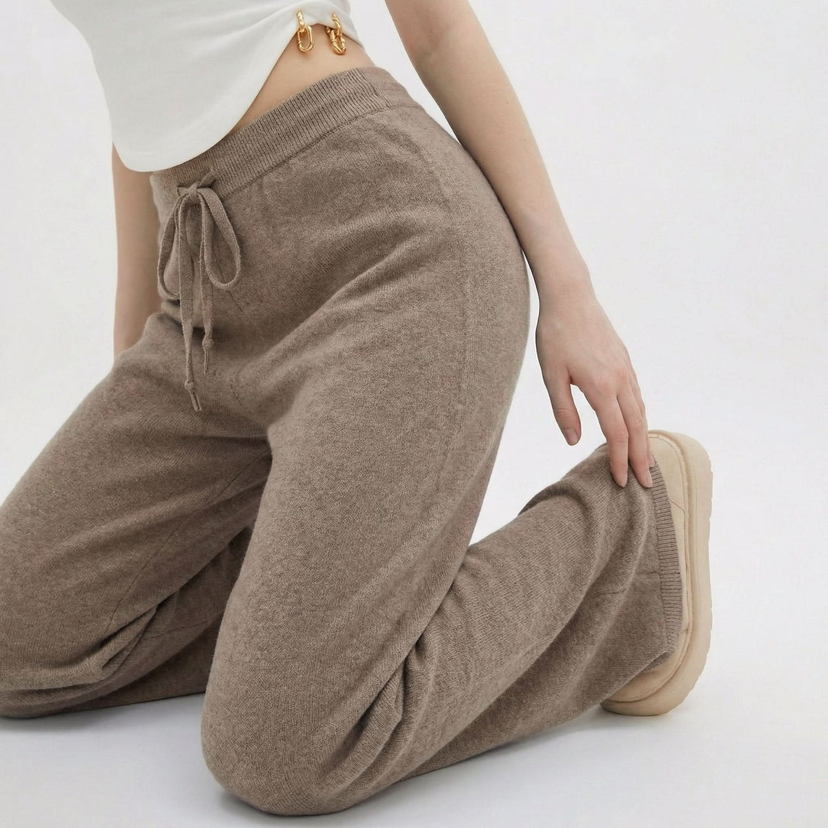 Chloé Rousseau - Pantalón Ligero de Punto