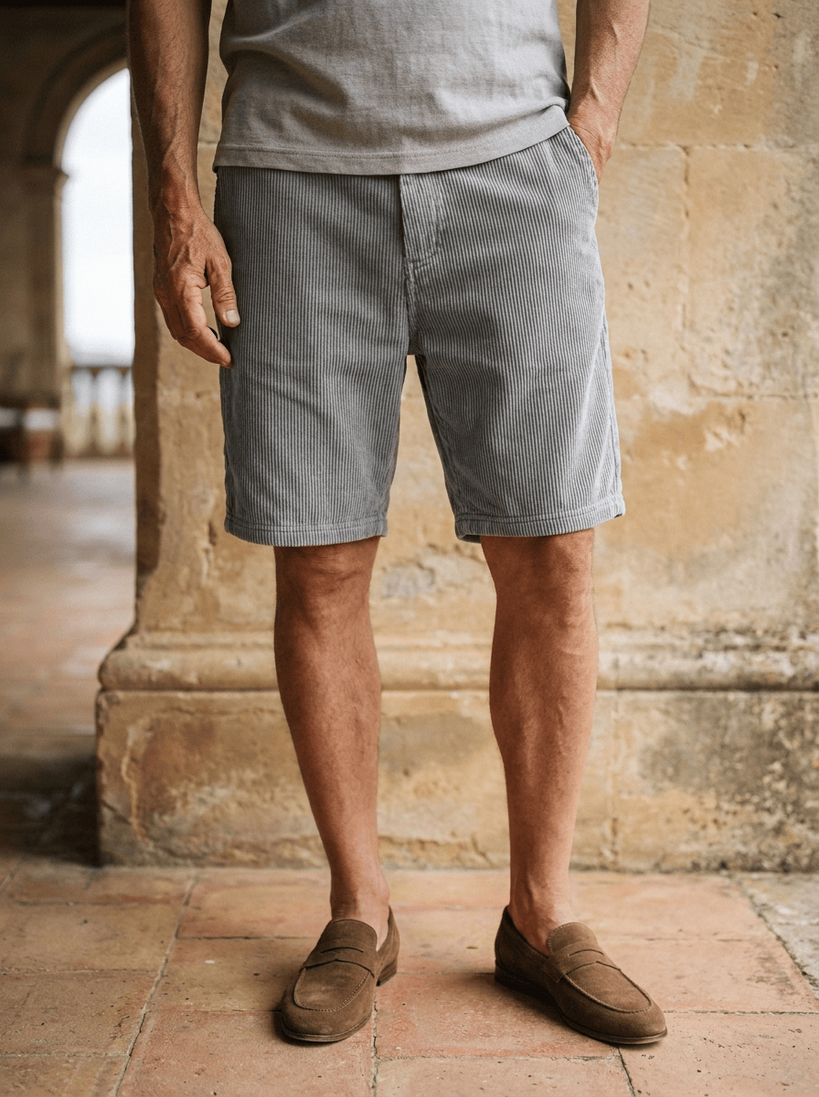 Pantalones Cortos de Pana de Verano