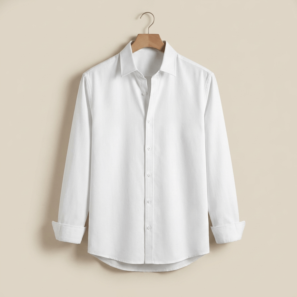 Camisa de Algodón Esmerilado