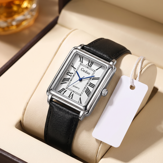 Reloj Unisex Clasico en su caja de presentación