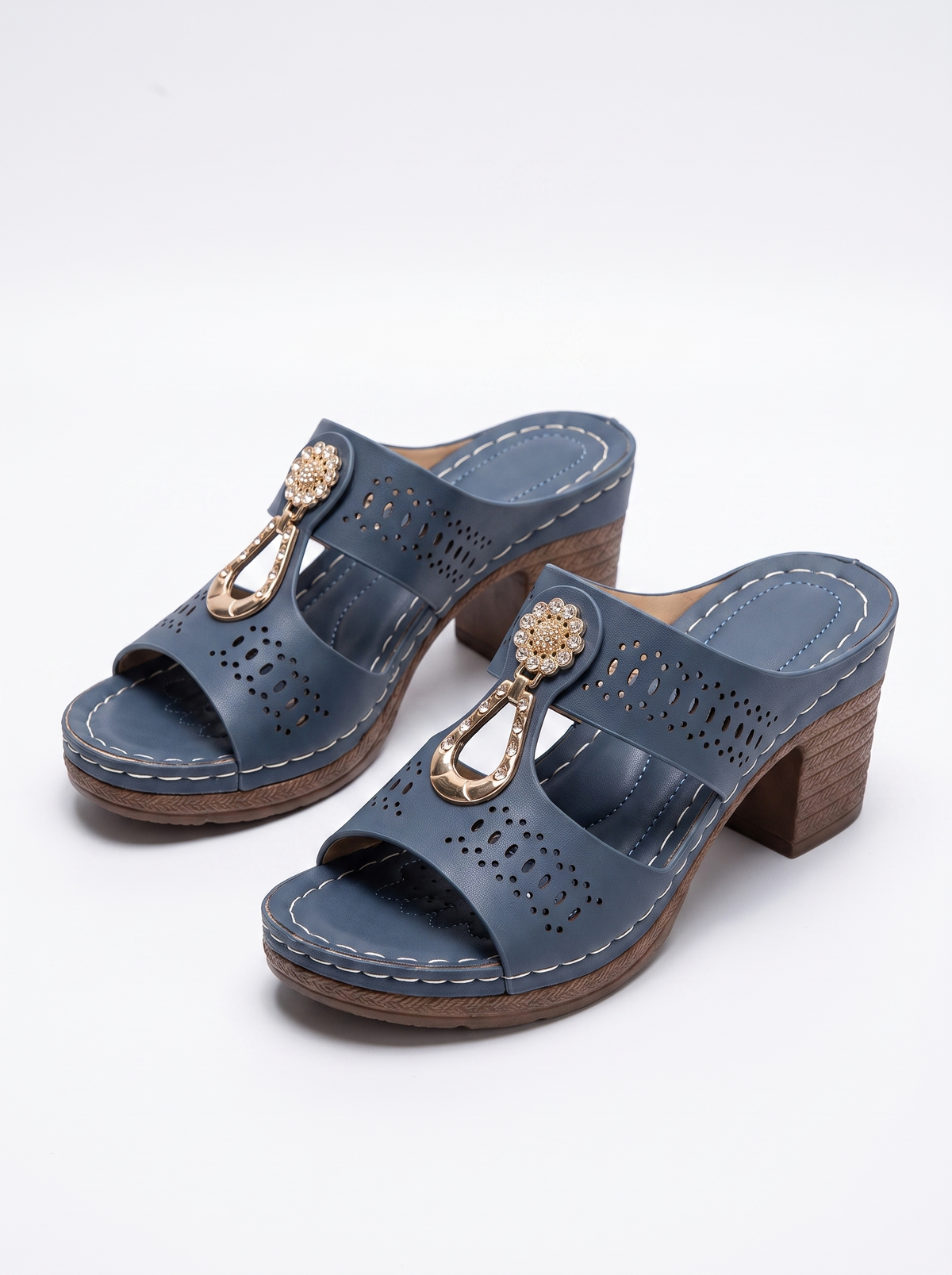 Sandalias Ortopédicas de Tacón Elegancia vista frontal