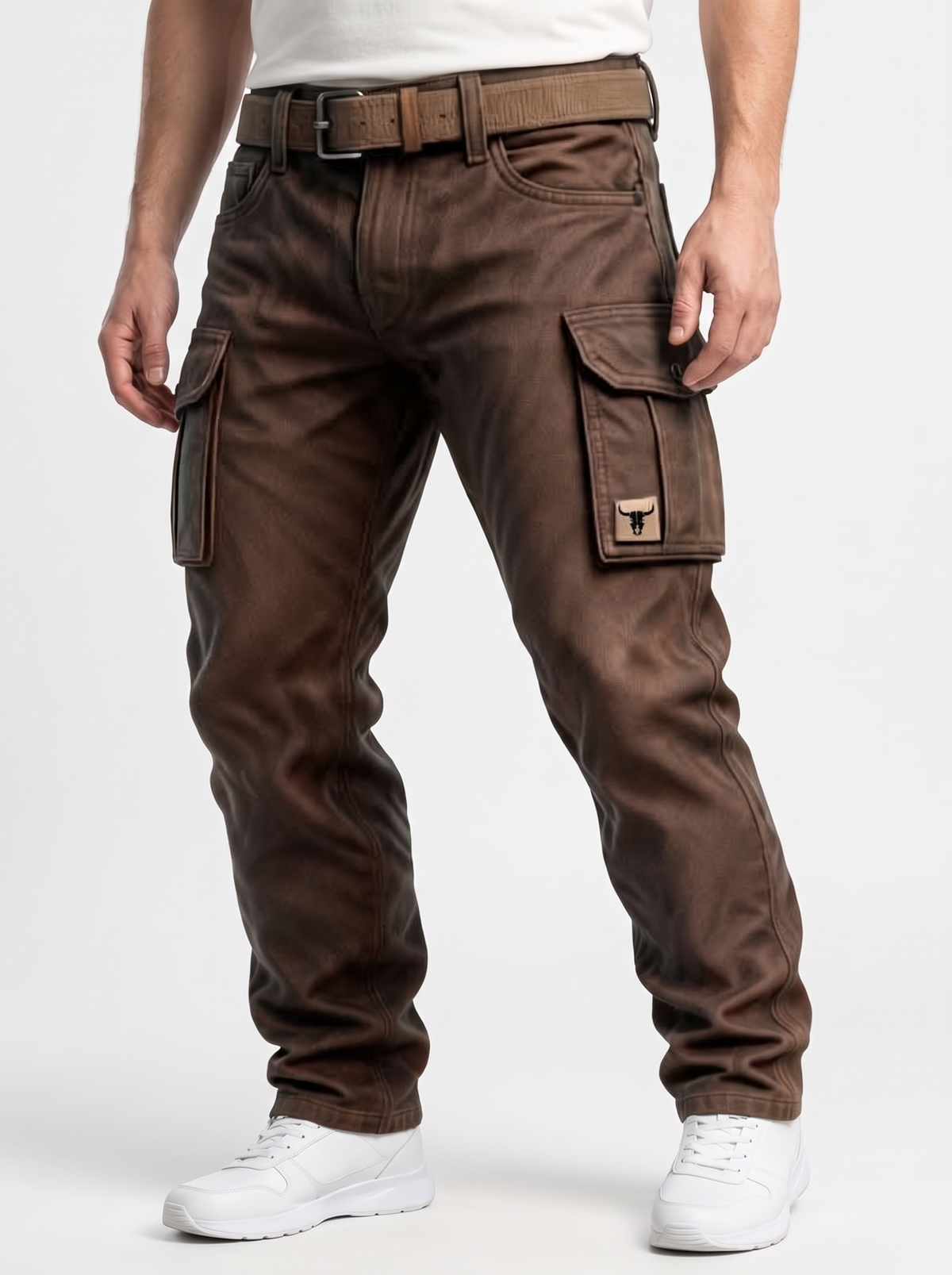 David Insulated Utility Pants con fondo blanco liso