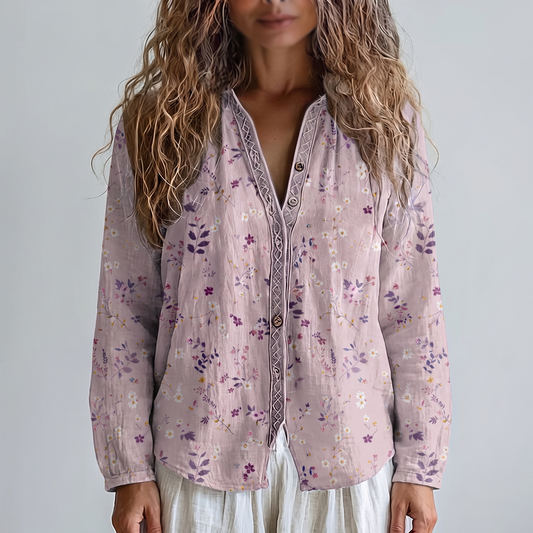 Blusa Belsworth Elegante con fondo gris claro
