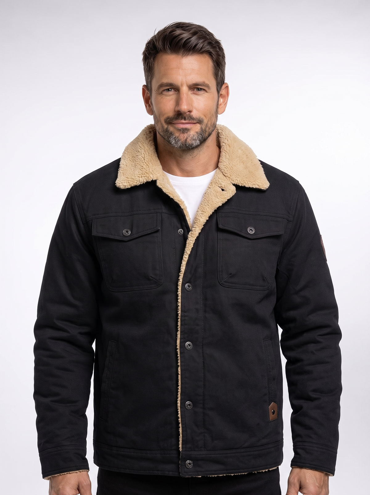 Chaqueta Bomber Casey con modelo
