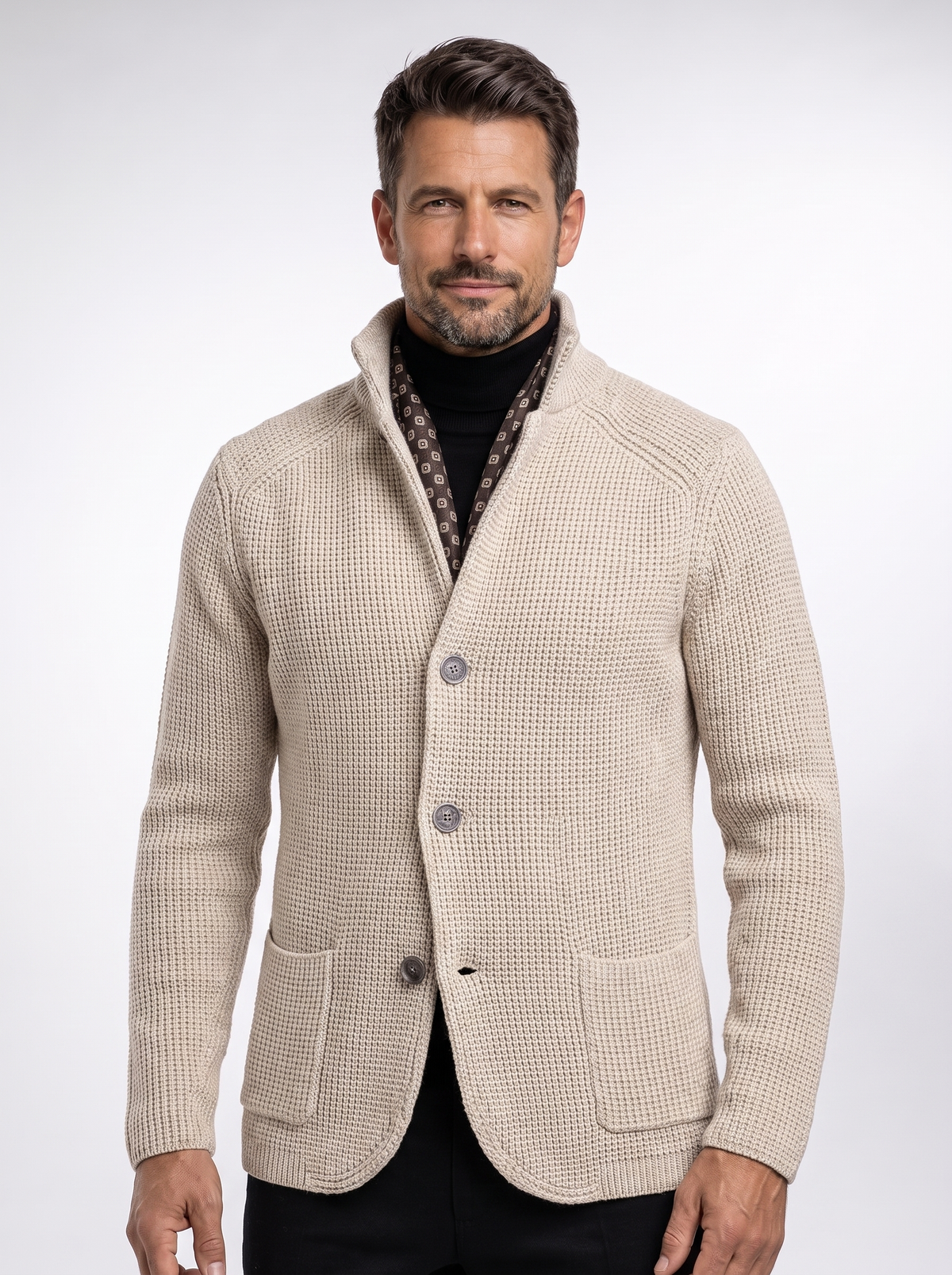 Chaqueta de Punto Branford con modelo