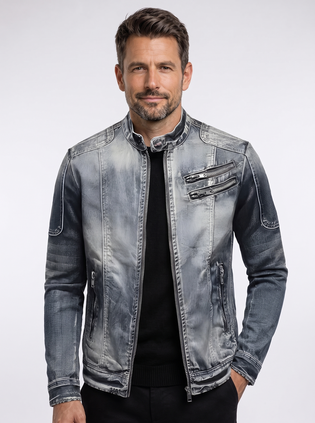 Chaqueta Vaquera Alessio con modelo