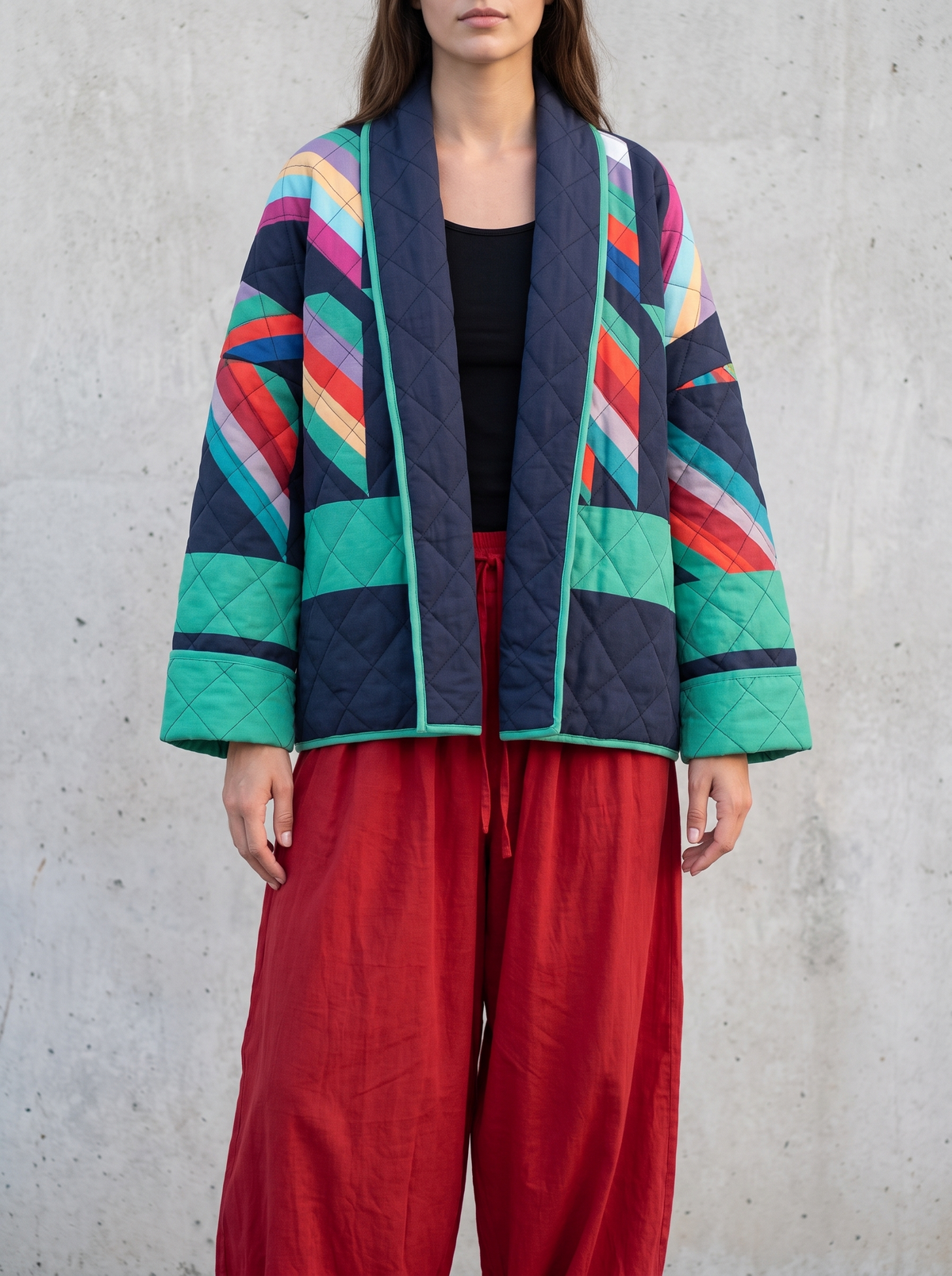 Chaqueta Aria Retro Revival con modelo