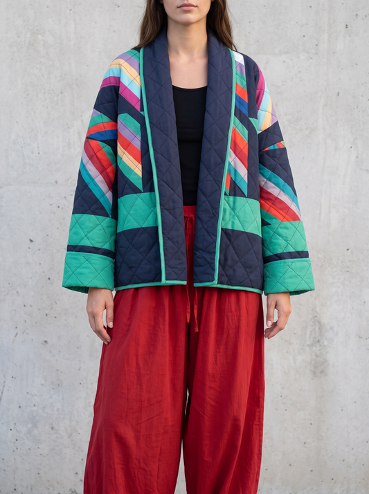 Chaqueta Aria Retro Revival con modelo