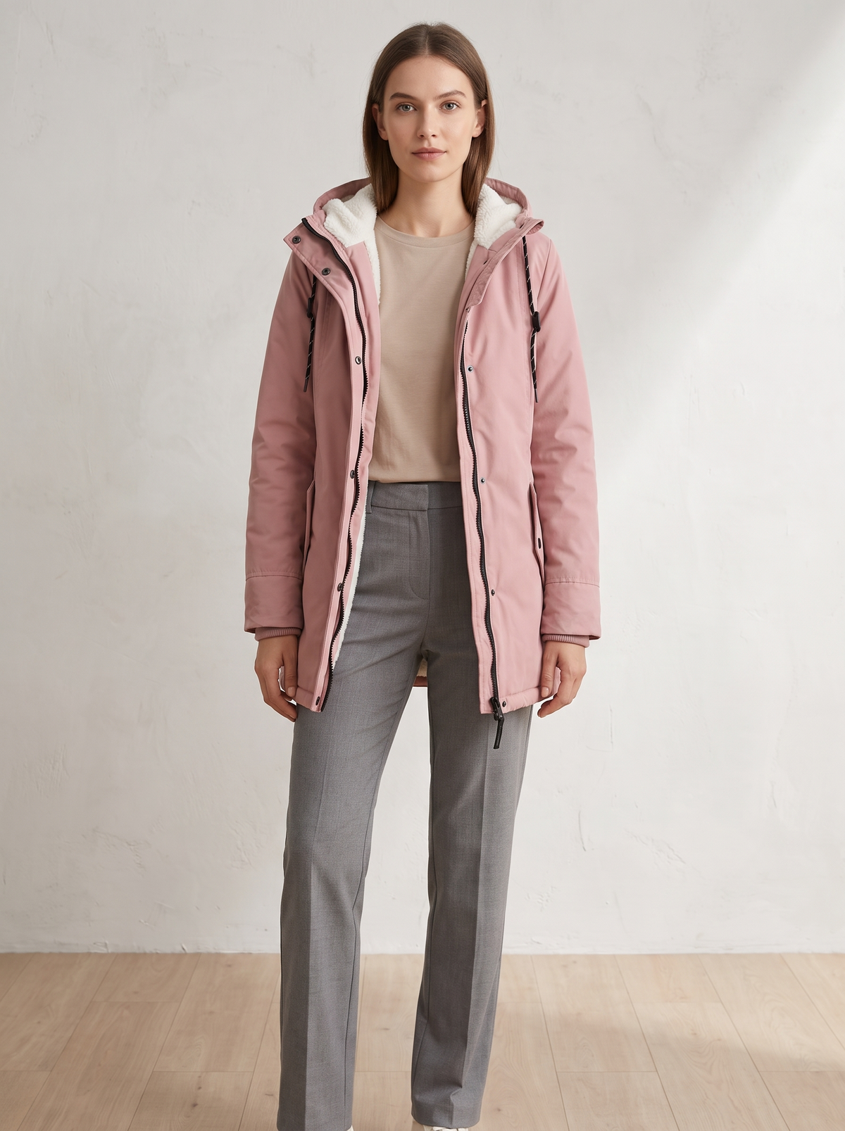 Parka Frosthaven con modelo