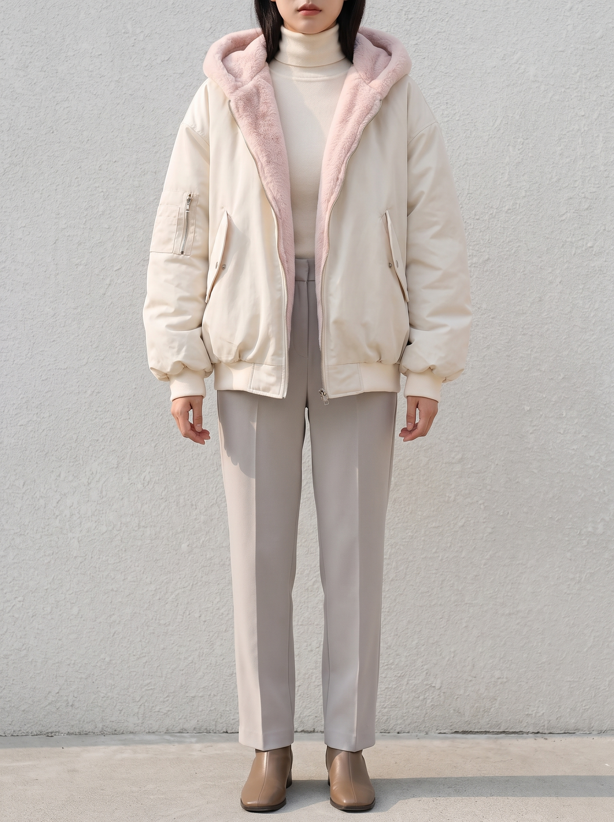 Chaqueta Marivon Reversible con modelo