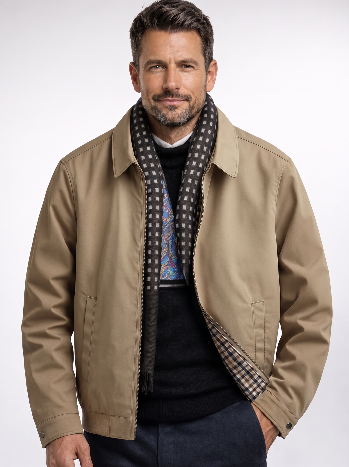 Chaqueta Utility Callum con modelo