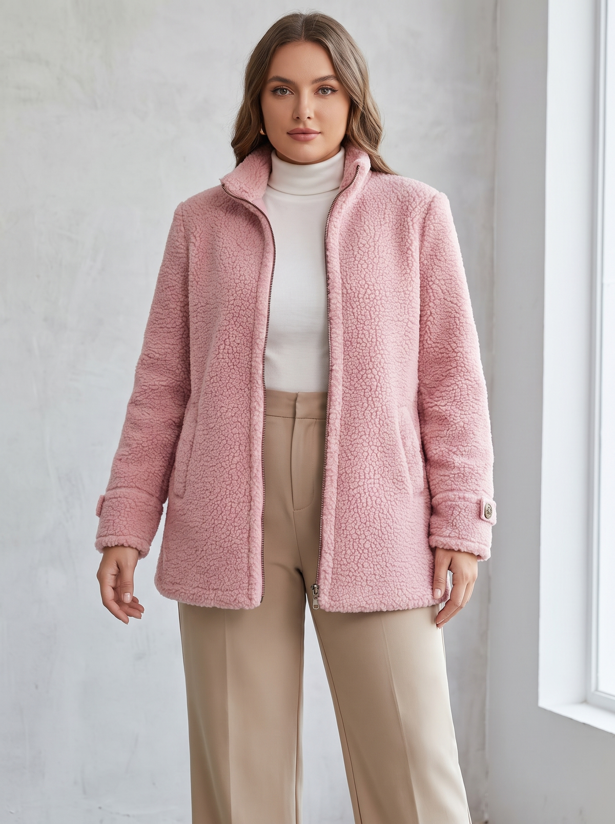 Chaqueta Sophia de Punto con modelo