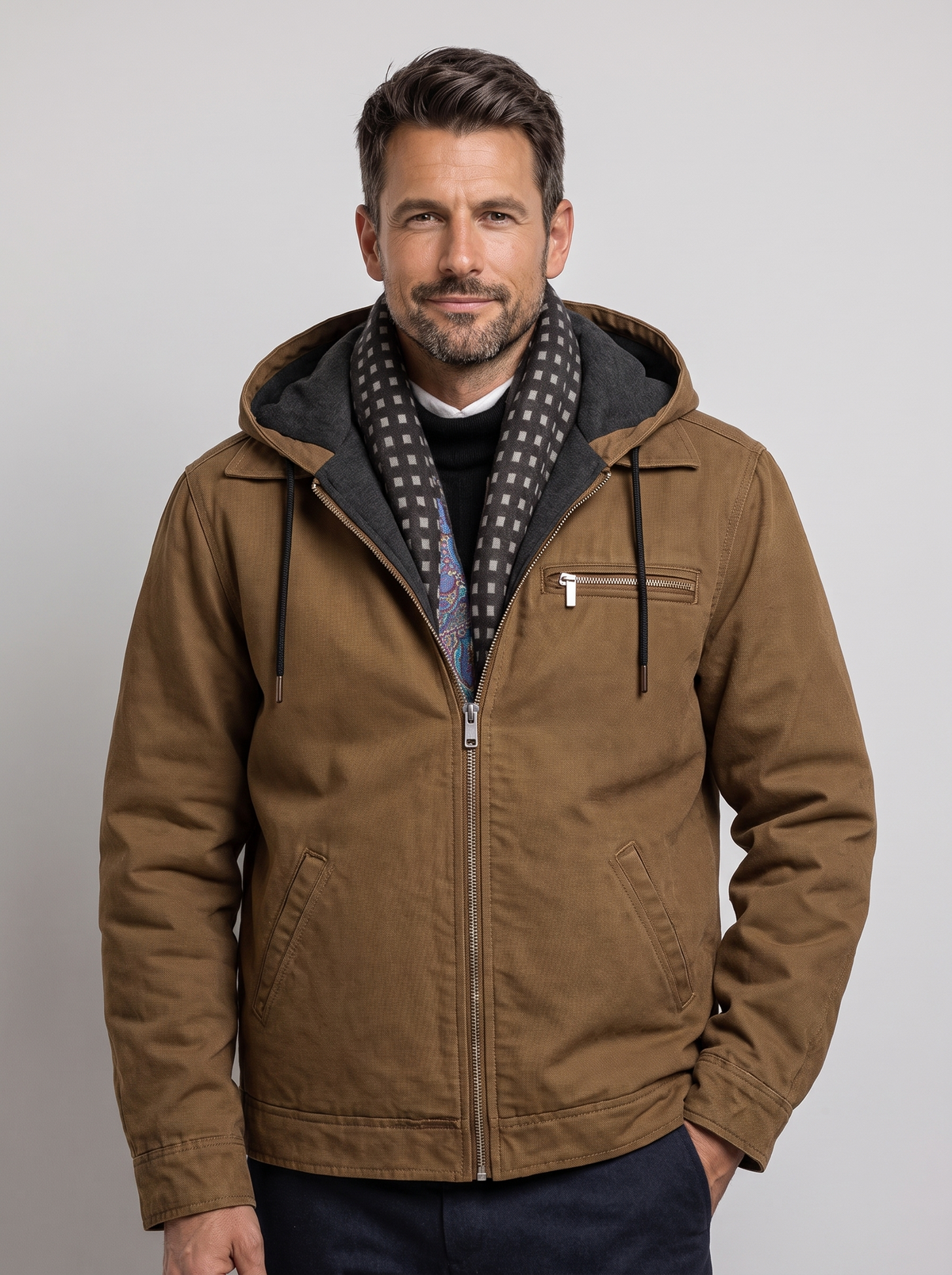 Chaqueta Corvin Forrada con modelo